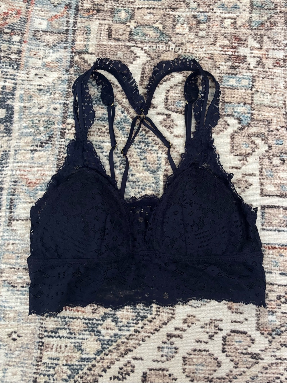 Aerie Lace Bralette navy blue